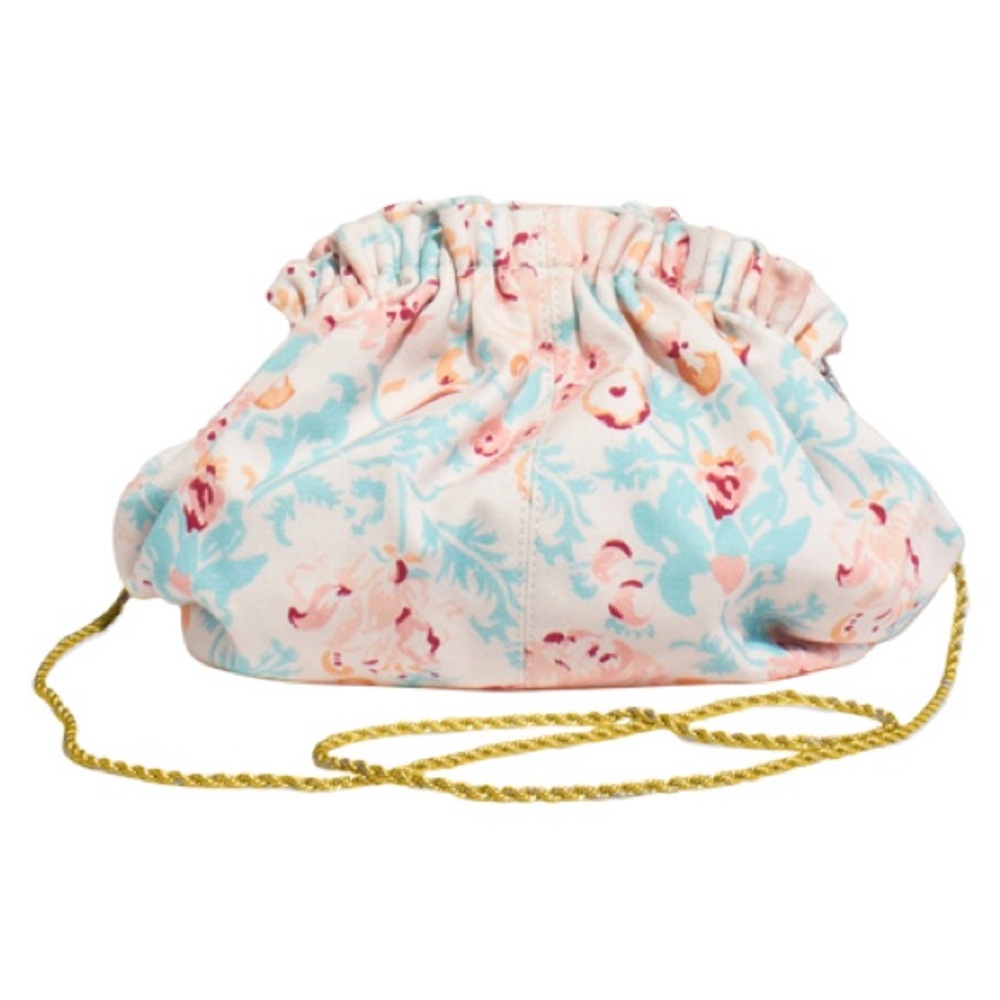 NWT Roller Rabbit Amandine Printed Clam Shell Shoulder Bag - Picture 1 of 7